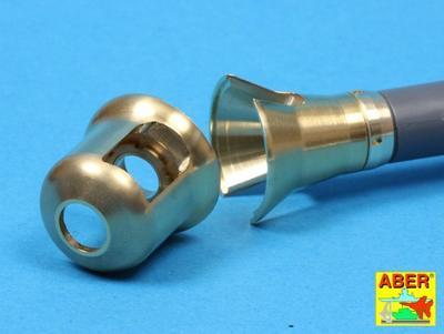 Early muzzle brake used on Early Tiger 1 , and Tiger II Porsche