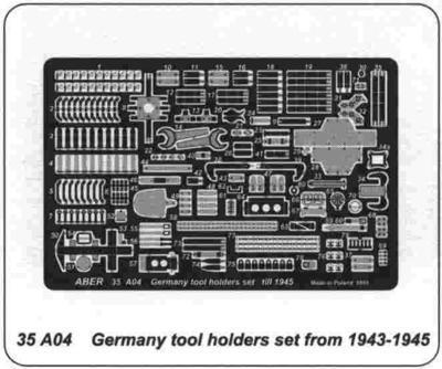 German tool holders set from 1943-1945