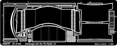 Turret stowage bin for PzKpfw IV
