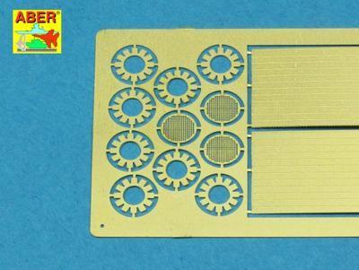 Feifel air cleaners tubes for early Tiger I, Ausf.E (Sd.Kfz.181)