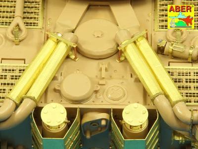 Feifel air cleaners tubes for early Tiger I, Ausf.E (Sd.Kfz.181)