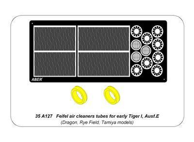 Feifel air cleaners tubes for early Tiger I, Ausf.E (Sd.Kfz.181)