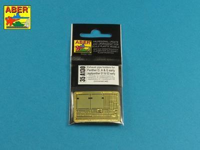 Exhaust holders for Panther D; A G early, Jagdpanther G1 G2 early