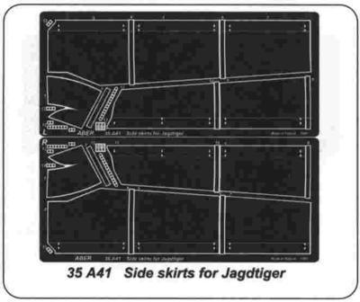Side Skirts for Jagdtiger