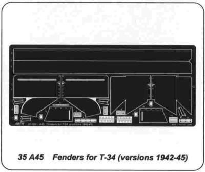 Fenders for T-34 (1942-45)