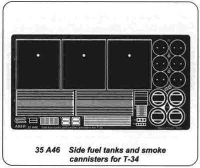Side fuel tanks and smoke cannisters for T-34