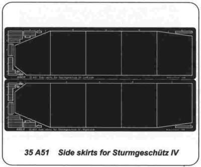 Side Skirts for Sturmgeschutz IV