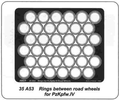 Rings between road wheels for Pz IV