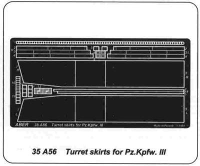 Turret Skirts for PzKpfw III