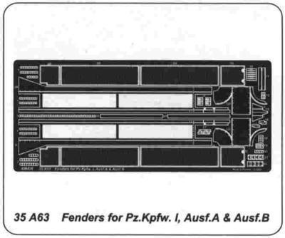 Fenders for Panzer 1 Ausf.A-B