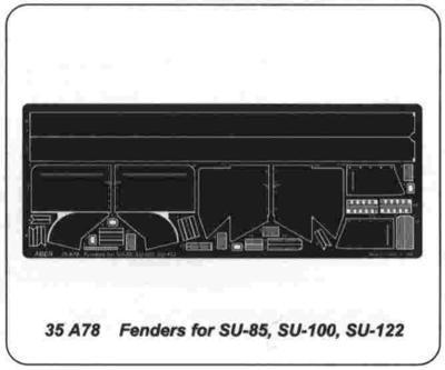 Fenders for SU-85 SU-100 SU122