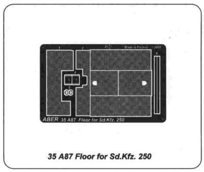Floor for SdKfz 250