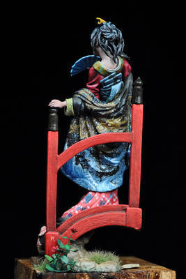 Courtesan Koi at Katsoura's Garden, after Ukiyo-e style, XIX Century.