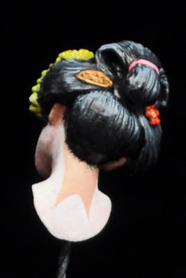 Courtesan Koi at Katsoura's Garden, after Ukiyo-e style, XIX Century.
