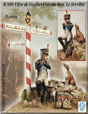 Fifre de Fusiliers 57 Reg Le Terrible (resin)