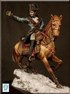 Napoleon sur le champ de bataille d'Eylau, 1807