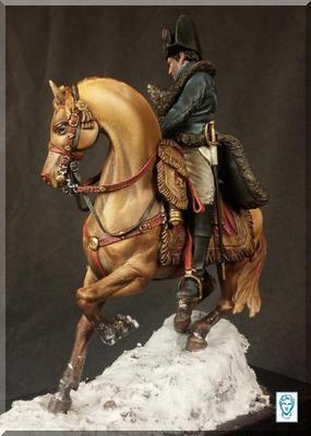 Napoleon sur le champ de bataille d'Eylau, 1807