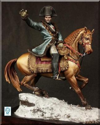 Napoleon sur le champ de bataille d'Eylau, 1807