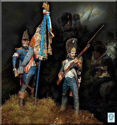 Sergent 1st Rgt. Grenadiers a pied de la Garde Imperiale, Waterloo 1815