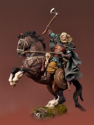 Viking on Horseback,850 A.D