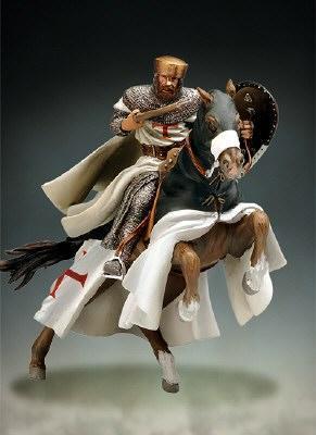 Templar Master on Horseback XII