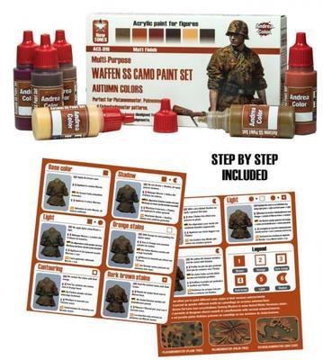 Waffen SS Camo Paint Set (autumn colors)