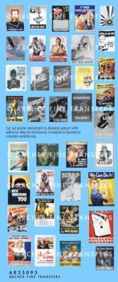 US WWII propaganda posters