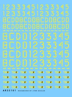 USMC Early Korea Tank Markings stencil type