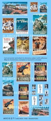 US armor propaganda posters and pin-ups