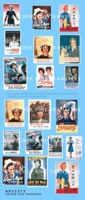 US women at war propaganda posters