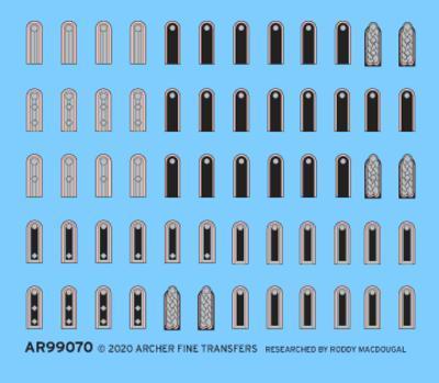 Fabric textures shoulder boards for Panzer Crews