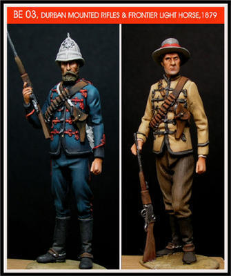 Durban mounted rifles & frontier light horse, Zulu War,1879