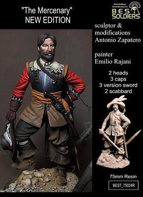 The Mercenary NEW EDITION 2 VERSION ( 75003-75024) RESIN
