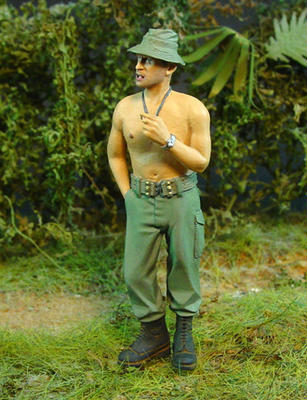 Relaxing Soldier Vietnam (no shirt)