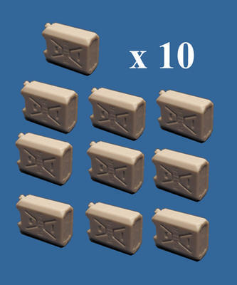 Jerry Cans for Centurion Stowage (10 laying on side)