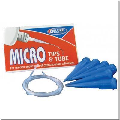 Micro Tips & Tube - for precise anti clog use with Roket superglue (6)