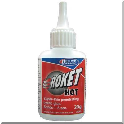 Roket Hot - Super thin highly penetrating superglue 1- 5sec cure