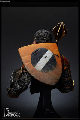 Mace on Knight Italian horseman, 14th c