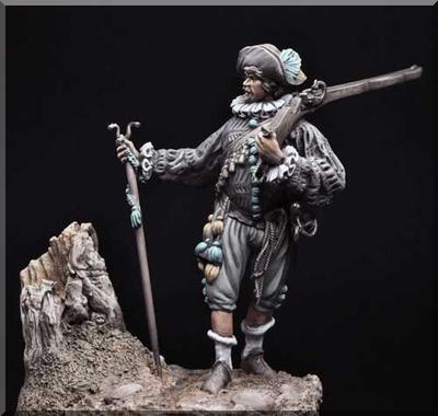 Schioppettiere seicentesco delle Fiandre