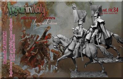 Dominik ZAWIDSKI - Eagle bearer of the 1st (Polish) lancers regiment of the Imperial Guard