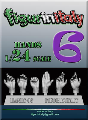 Hands 6 1/24th 75mm