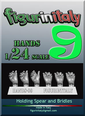 Hands 9 1/24th 75mm
