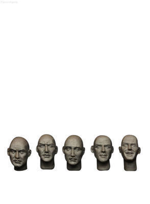 Bald Heads Set 1 (5 heads)