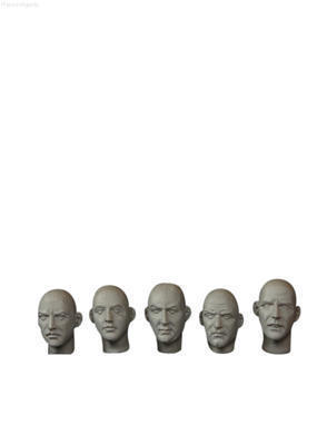 Bald Heads Set 2 (5 heads)