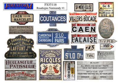 Road Signs Normandy #1
