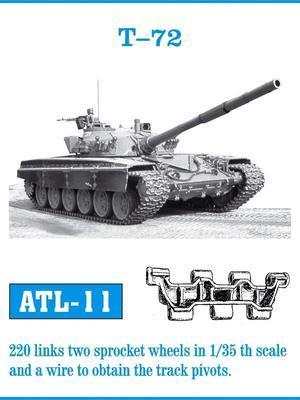 T-72  plus 2 sprocket wheels