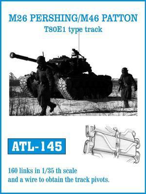 M26 PERSHING / M46 PATTON T80E1 type track