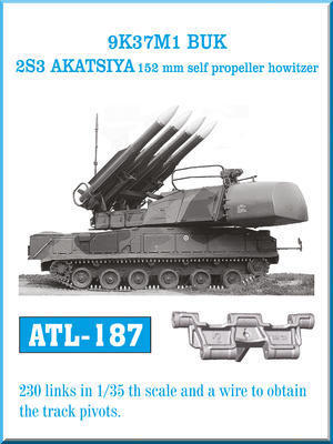 9K37M1 BUK 2S3 AKATSIYA 152 mm self propeller howitzer