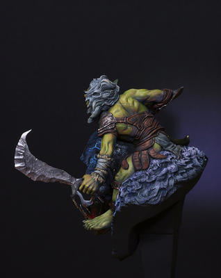 Siege Giant with Goblin