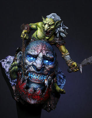 Siege Giant with Goblin